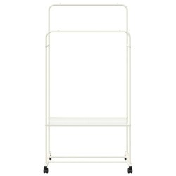 Porte-vêtements avec étagère avec roue Blanc 80 x 53 x 156 cm 511695511695