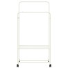 Porte-vêtements avec étagère avec roue Blanc 80 x 53 x 156 cm 511695511695