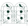 Clôture de jardin 5 pcs Vert Acier 511725511725