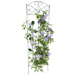 Clôture de jardin 3 pcs Vert 110,5 x 42,5 cm Acier 511728511728