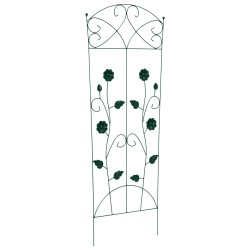 Clôture de jardin 3 pcs Vert 110,5 x 42,5 cm Acier 511728511728