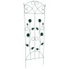 Clôture de jardin 3 pcs Vert 110,5 x 42,5 cm Acier 511728511728