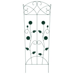 Clôture de jardin 3 pcs Vert 110,5 x 42,5 cm Acier 511728511728