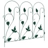 Clôture de jardin 5 pcs Vert Acier 511730511730