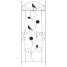 Clôture de jardin 3 pcs Noir 110 x 40 cm Acier 511745511745