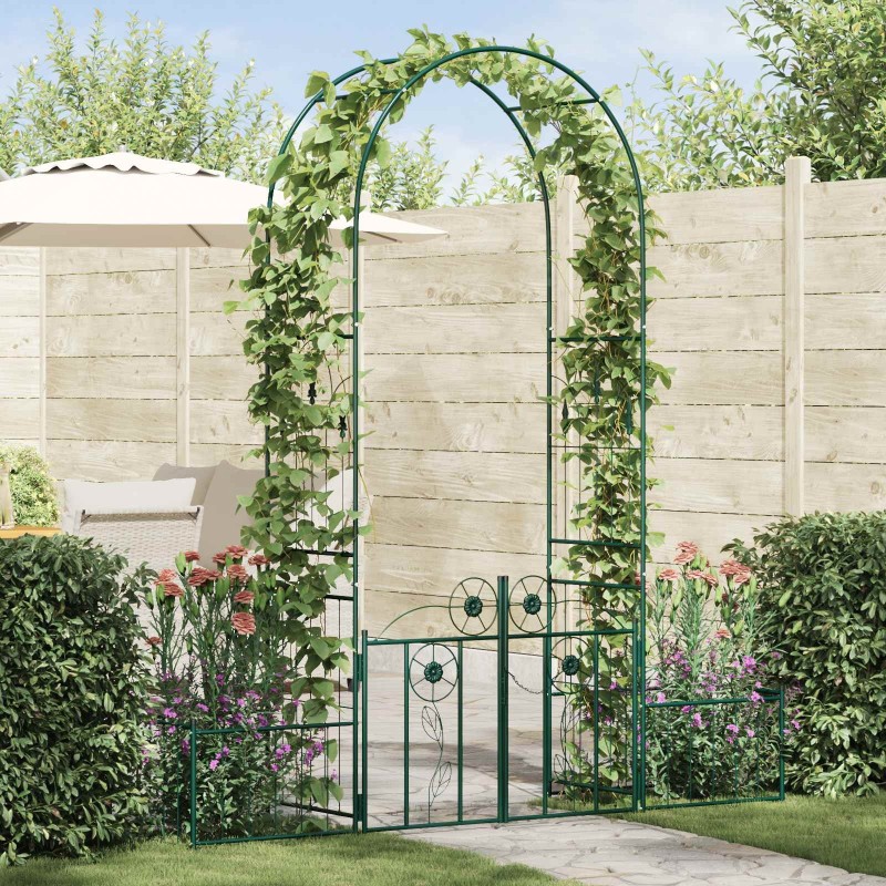 Arche de jardin avec verrouillage Vert 203 x 50 x 218 cm 511749511749