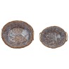 Panier de Plante avec stockage 2 pcs Marron Rattan Lacak 511756511756