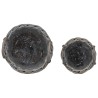 Panier de Plante avec stockage 2 pcs Gris Rattan Kubu 511757511757