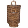 Panier de Plante avec stockage 2 pcs Marron Rattan Kubu 511775511775