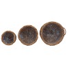 Panier à plantes avec stockage 3 pcs Marron Rattan Kubu 511776511776