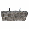 Panier à jardinière suspendu 2 pcs Gris 48 x 22 x 15 cm 511784511784