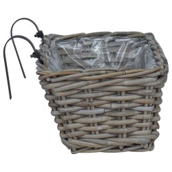 Panier à jardinière suspendu 2 pcs Gris 48 x 22 x 15 cm 511784511784