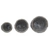 Panier à plantes avec stockage 3 pcs Gris Kubu Rattan Kubu 511790511790