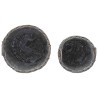 Panier à Plantes avec stockage 2 pcs Gris Rotin Lacak 511794511794