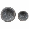 Panier à Plantes avec stockage 2 pcs Gris Rattan Lacak 511796511796