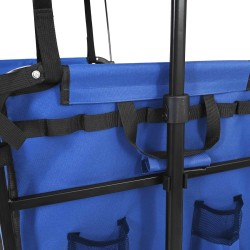 Chariot à Main Pliable Noir 105 x 56,5 x 116 cm Tissu Oxford 511824511824