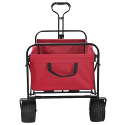 Chariot à Main Pliable Rouge 89 x 63 x 96 cm 511825511825