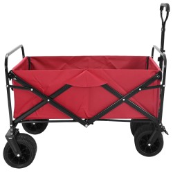 Chariot à Main Pliable Rouge 89 x 63 x 96 cm 511825511825