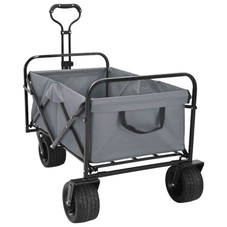 Chariot à Main Pliable Gris 89 x 63 x 96 cm 511826511826