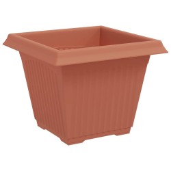 Pot de Fleurs Carré 24 pcs Rouge brique 38 x 38 x 30 cm 511832511832