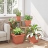 Pot de Fleurs Carré 24 pcs Rouge brique 33 x 33 x 26 cm 511833511833