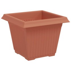 Pot de Fleurs Carré 24 pcs Rouge brique 33 x 33 x 26 cm 511833511833