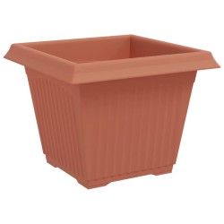 Pot de Fleurs Carré 24 pcs Rouge brique 28,5 x 28,5 x 22 cm 511834511834