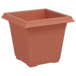 Pot de Fleurs Carré 24 pcs Rouge brique 16 x 16 x 14 cm 511840511840