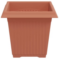 Pot de Fleurs Carré 24 pcs Rouge brique 16 x 16 x 14 cm 511840511840