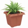 Pot de Fleurs Carré 24 pcs Rouge brique 43 x 43 x 33,5 cm 511842511842