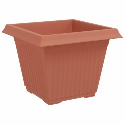 Pot de Fleurs Carré 24 pcs Rouge brique 43 x 43 x 33,5 cm 511842511842