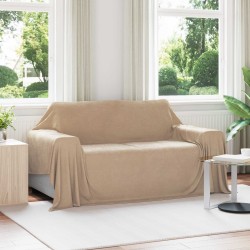 Couvertures à jeter 6 pcs Camel 280 x 210 cm Toison 511867511867