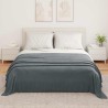 Couvertures à jeter 6 pcs Gris foncé 350 x 270 cm Toison 511896511896