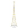 Arbre de Noël LED avec 290 LED Blanc chaud 250 cm Métal 512069512069