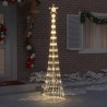 Arbre de Noël LED avec 290 LED Blanc chaud 250 cm Métal 512069512069
