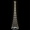 Arbre de Noël LED avec 290 LED Blanc chaud 250 cm Métal 512069512069