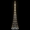 Arbre de Noël LED avec 290 LED Blanc chaud 250 cm Métal 512069512069
