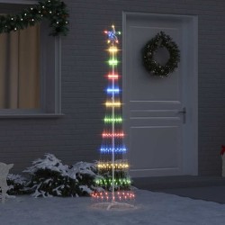 Arbre de Noël LED Multicolore 51 x 51 x 190 cm Métal 512070512070