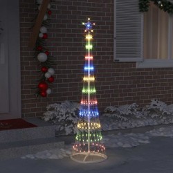 Arbre de Noël LED Multicolore 51 x 51 x 190 cm Métal 512070512070