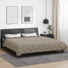 Duvet d'hiver Gris clair et anthracite 240 x 260 cm Microfibre 512071512071