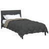 Duvet d'hiver Gris clair et anthracite 135 x 220 cm Microfibre 512073512073