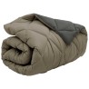 Duvet d'hiver Gris clair et anthracite 155 x 220 cm Microfibre 512074512074