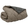 Duvet d'hiver Gris clair et anthracite 200 x 220 cm Microfibre 512075512075