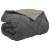 Duvet d'hiver Gris clair et anthracite 220 x 260 cm Microfibre 512078512078