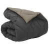 Duvet d'hiver Gris clair et anthracite 140 x 220 cm Microfibre 512081512081