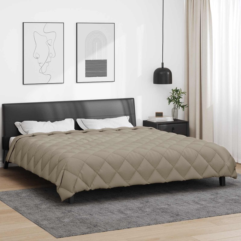 Duvet d'hiver Gris clair 200 x 200 cm Microfibre 512084512084