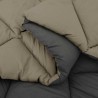 Duvet d'hiver Gris clair et anthracite 140 x 200 cm Microfibre 512085512085