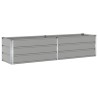 Jardinière Gris clair 195 x 50 x 45 cm Acier galvanisé 512095512095
