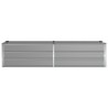 Jardinière Gris clair 195 x 50 x 45 cm Acier galvanisé 512095512095