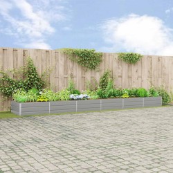 Jardinière Gris clair 580 x 100 x 45 cm Acier galvanisé 512097512097